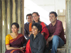 Team Junoon- (from top left)- Ayaz Ansari, Sanjna Kapoor, Satyam Vishwanathan, Swati Apte and Sameera Iyengar
