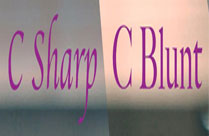 C SHARP C BLUNT