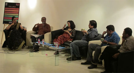 The Masters panel discussion at the Kala Ghoda Arts Festival 2014