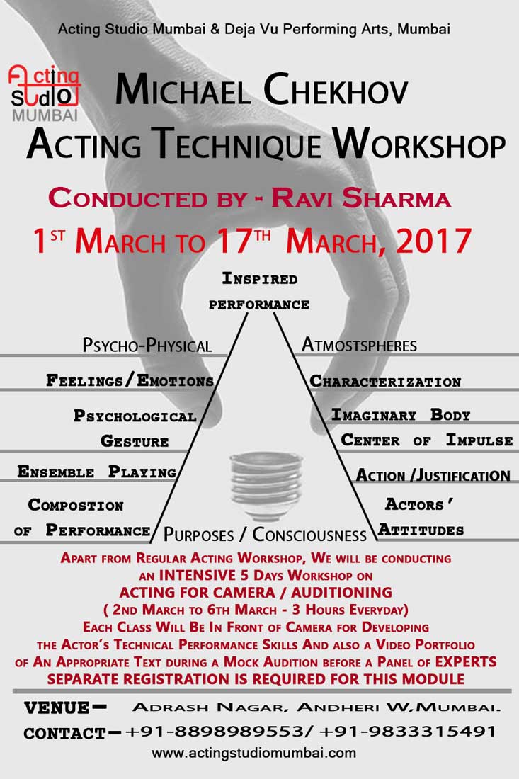 MICHAEL CHEKHOV ACTING TECHNIQUE WORKSHOP