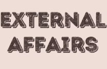EXTERNAL AFFAIRS