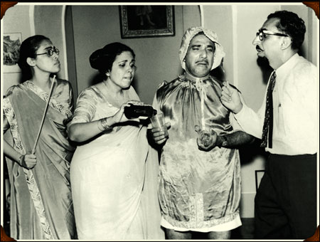 Adi Marzban with wife Silla