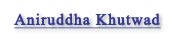 Aniruddha Khutwad