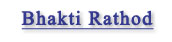 Bhakti Rathod Interview