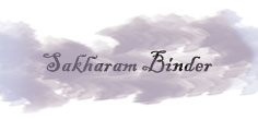 SAKHARAM BINDER (MARATHI)