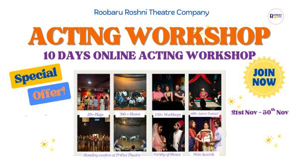 10 Days Online Acting Workshop