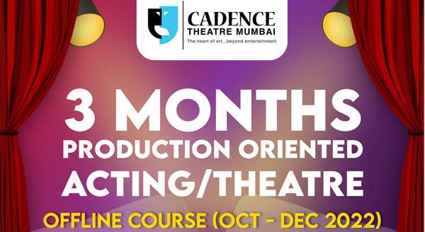 WEEKEND 3 MONTHS LIVE PLAY ORIENTED OFFLINE ACTING/THEATRE WORKSHOP