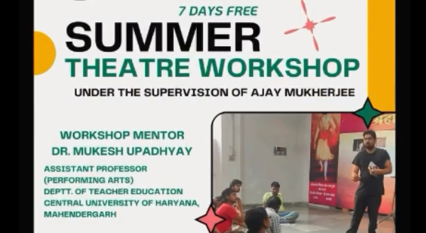 7 Days Free Summer Theatre Workshop