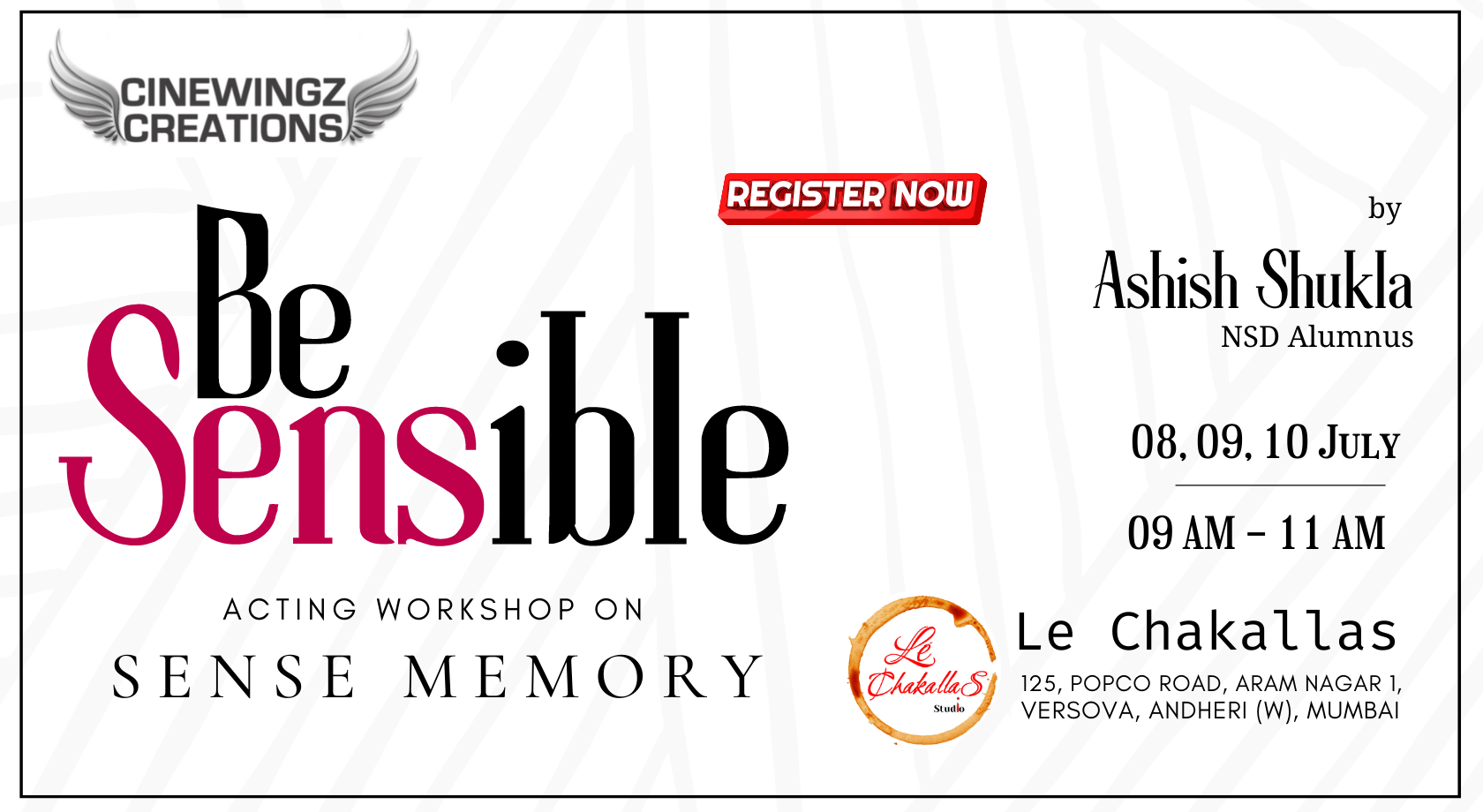 Be Sensible - Acting Workshop