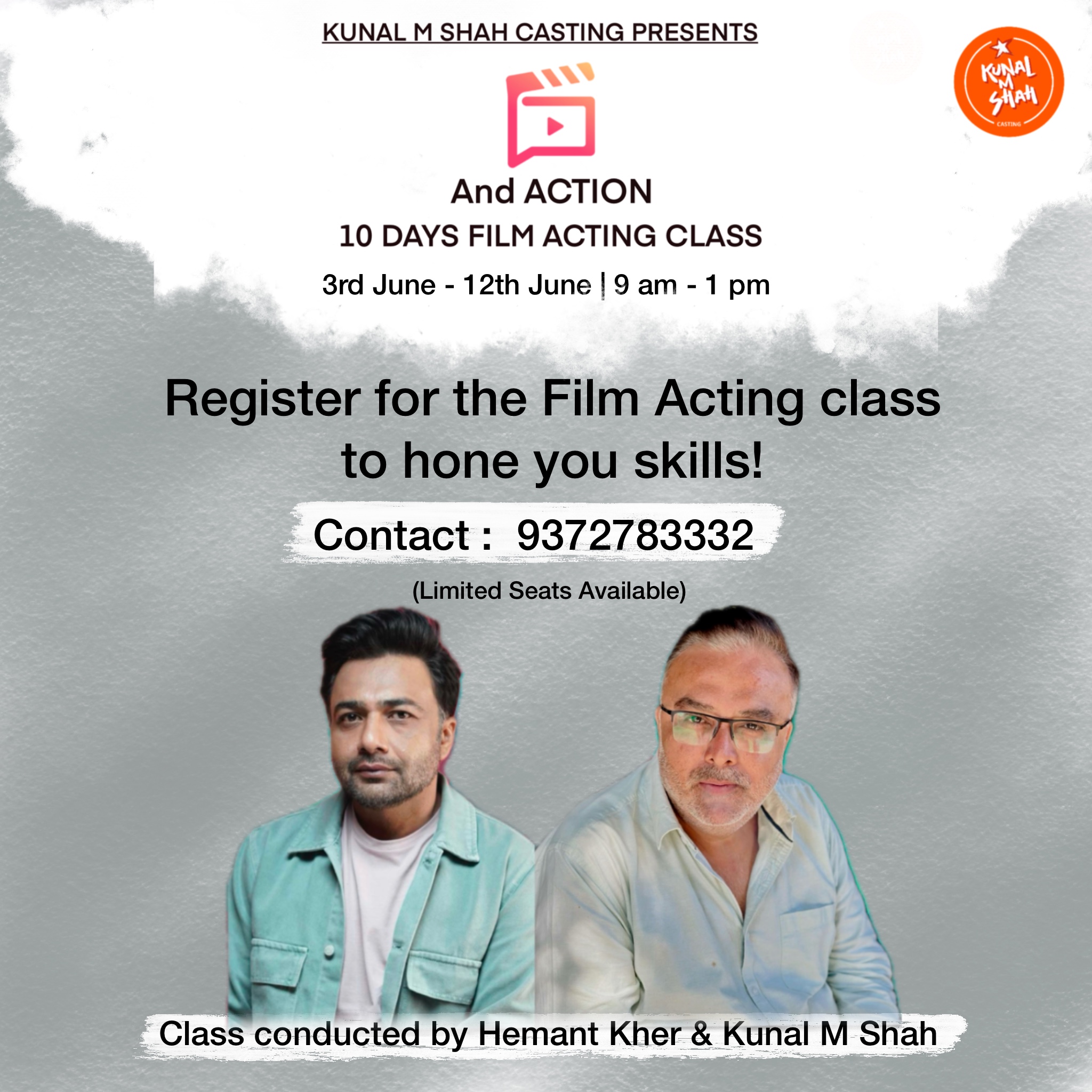 10 Days Film Acting Class