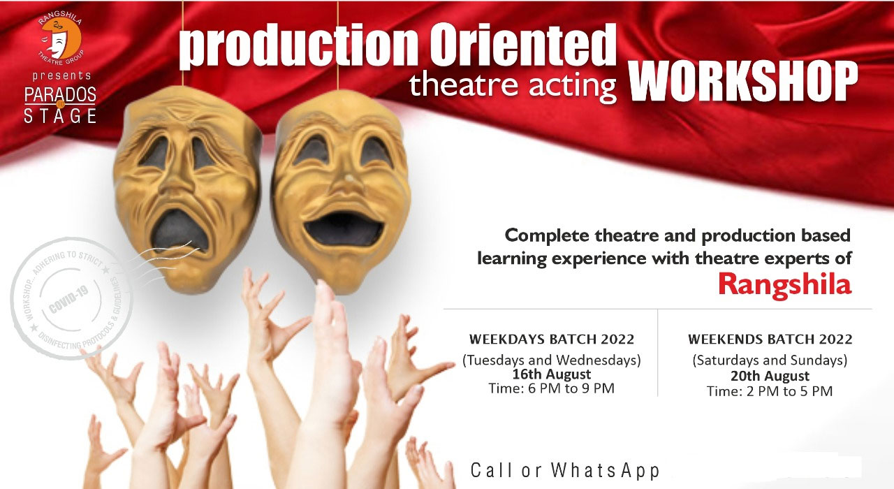 Production Oriented Theatre Acting Weekend Workshop