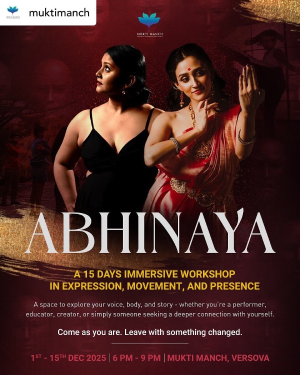 ABHINAYA - 15 Days Intensive Acting Workshop