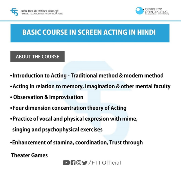 Basic Course in Screen Acting