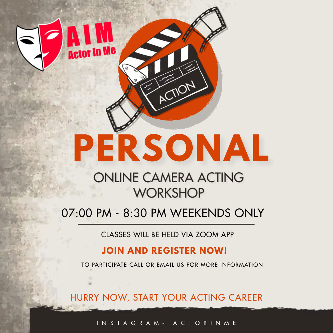 Aim Offline Personalized Camera Acting Workshop
