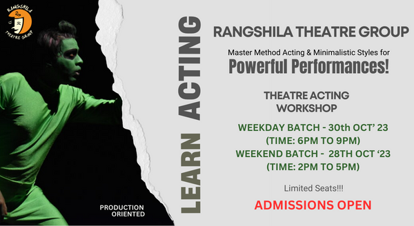 Rangshila's Parados to Stage Weekday & Weekend Offline Workshop