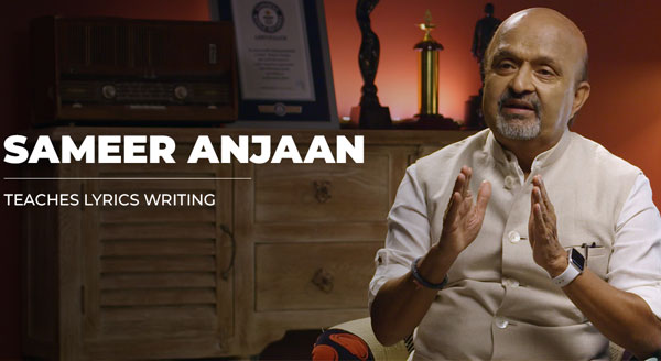 Sameer Anjaan Teaches Lyrics Writing