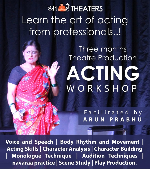 Three Months Theatre Production Acting Workshop